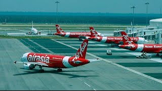 Air Asia Flight  Kuala Lumpur to Bangkok  April 2015 [upl. by Nimzaj]