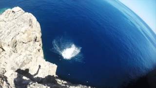 Klippenspringen Kreta Cliffdiving Crete [upl. by Janeczka]