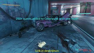 Mod that Adds 200 Quests to Cyberpunk 2077 [upl. by Lednik]