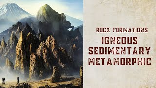 Rock Formations Igneous Metamorphic and Sedimentary Rocks [upl. by Sallad]