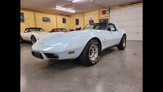 1979 Light Blue L82 4spd Corvette For Sale [upl. by Atikin]