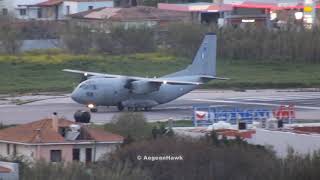 Hellenic Air Force C27J Spartan landing [upl. by Robinia]