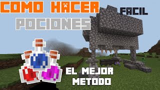 COMO HACER POCIONES INFINITAS para MINECRAFT BEDROCK 119 facil [upl. by Snehpets]