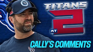 Titans at 2 Brian Callahan defends Calvin Ridley but contradicts Will Levis [upl. by Ruzich664]