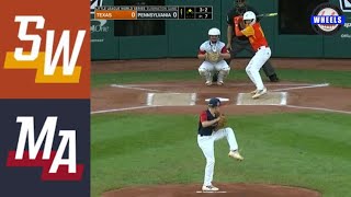 Texas vs Pennsylvania  LLWS Elimination Game  2022 Little League World Series Highlights [upl. by Etnod599]