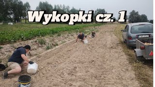 240 Wykopki ziemniaków rozpoczęte 🥔 z małymi utrudnieniami ale plan wykonany 💪😁 [upl. by Nedrob]