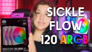 Ventiladores Cooler Master Sickleflow 120 ARGB 💥 Tu PC será cool y se hará notar 😎 [upl. by Daniela]