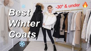 BEST WINTER COATS for the COLDEST winter ❄️ Reviewing Canada Goose Northface and more [upl. by Leiria]