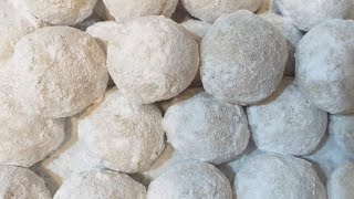 Easy SnowballsChristmas Peacan Snowballs recipeBy Foody Cook with Mersy [upl. by Rehctaht]