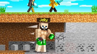 Minecraft BODYBUILDER vs HUNTERS CHALLENGE Manhunt [upl. by Ellehcal]