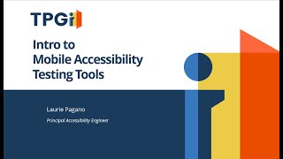 Intro to Mobile Accessibility Testing Tools [upl. by Ransell]