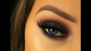 SIMPLE NIGHT OUT SMOKEY EYE FOR BEGINNERS  DRUGSTORE [upl. by Ihel899]