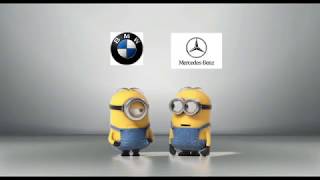 BMW M5 F90 VS MERCEDES E63S AMG FUNNY MINIONS [upl. by Nomzed]