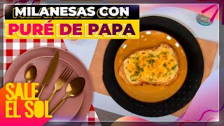 Receta de milanesas con puré de papa con la chef Ingrid Ramos  Sale el Sol [upl. by Nisbet156]