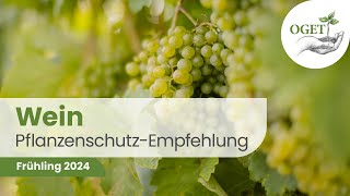 Pflanzenschutz Beratung  Wein 2024 [upl. by Samohtnhoj]