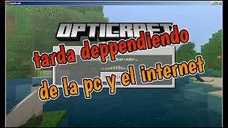 Minecraft Windows 7 edition como jugar online en Opticraft servidores 2023 funcionando [upl. by Bensky]