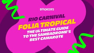 RIO CARNIVAL 2025  The ULTIMATE Guide to FOLIA TROPICAL Camarote [upl. by Arria708]