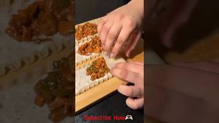 lasagna roll ups shortsfeed food lasagna chicken shorts viralvideo [upl. by Myo142]