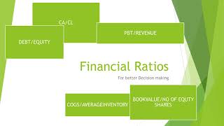 Financial Ratios for Better Decision making [upl. by Nidnarb713]