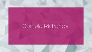 Daniela Richards  appearance [upl. by Irvine]