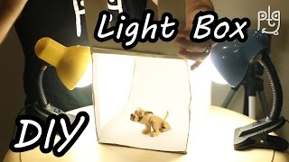 DIY Light Box  How To Make White Box for closeup photos  Build LightBox [upl. by Bollay]