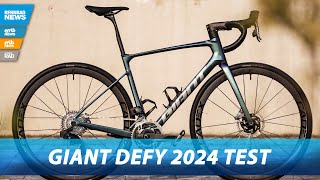 Giant Defy 2024 Test 71 kg leichtes EnduranceRennrad [upl. by Schoof]