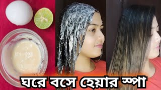 ঘরে বসে কিভাবে হেয়ার স্পা করবে দেখে নাওHair Spa at homeSalon style hair spaBeauty Highlighting [upl. by Lael62]