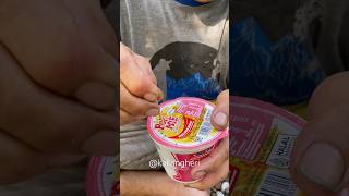 CARA BIKIN SARINGAN POPMIE GORENG lucu comedy comedylucu ngakak food shorts [upl. by Cozza872]