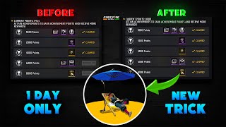 How to Complete Achievement Mission in 1 Days🤫  Freefire Achievement Mission New Trick💯 Free Emote [upl. by Hteik20]