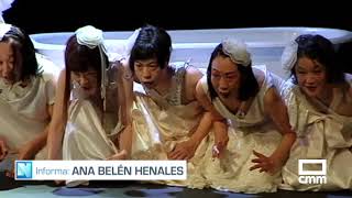 Una compañía teatral japonesa actúa en el Festival de teatro de Almagro [upl. by Luis]