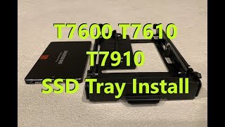 Precision T7600 T7610 T7910 SSD Drive Tray Install [upl. by Emsoc670]