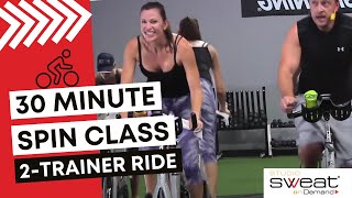 30 Minute Spinning® Class  Fat Burning Indoor Cycling Class [upl. by Earvin]