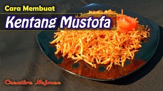 Kentang Mustofa Kering Kentang Balado  Resep Masakan dan Cara Membuat Kentang Mustofa Praktis [upl. by Kaja]