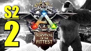 Ark Survival of the Fittest S2 2 BRUTMUTTER VS SPINO  Gameplay German  Lets Play Deutsch [upl. by Rowe]