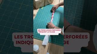 Tuto couture  Comment utiliser la bande thermocollante perforée [upl. by Eelimaj968]