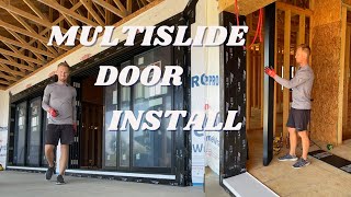 Multislide Sliding Patio Door Installation  Andersen [upl. by Hambley237]