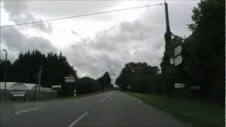 Driving On The D787 amp D31 From The Railway Crossing Near Pont Melvez To BulatPestivien [upl. by Nevanod]