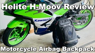 Helite Backpack Motorcycle Airbag Review [upl. by Piper228]