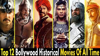 Top 12 Great Bollywood HISTORICAL Movies in Hindi  Best Historical WAR Movies in India [upl. by Sillad]