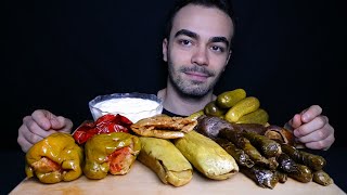 ASMR  YÖRESEL KARIŞIK DOLMA MUKBANG  quotNe Ararsan Varquot  Türkçe Mukbang ASMR [upl. by Aeriell612]