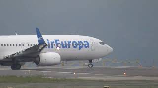 Air Europa departing from LEVX 170324 [upl. by Ynavoeg360]