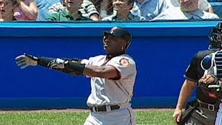 SFNYY Barry Bonds homers at Yankee Stadium [upl. by Airret]