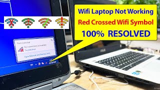 How to Fix WiFi Not Working on Laptop  Resolve Any WiFi Issues  Laptop WiFi Has a Red Cross 2024 [upl. by Ainesy]