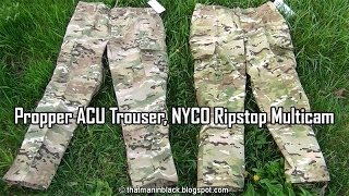 Propper ACU Trouser NYCO Ripstop Multicam Pants [upl. by Aisetal758]