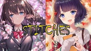 nightcore  Stitches Swithcing Vocals [upl. by Aihsinat212]