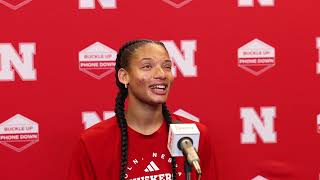 Nebraskas Taylor Landfair full press conference from Nov 12 2024 [upl. by Alejandro22]