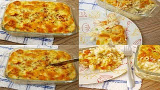 Chicken Cheese Mac Lasagna  pasta al forno  easy to make  saqee kitchen [upl. by Nilkoorb]