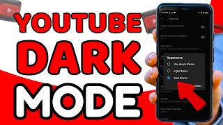 How to Turn on Dark Mode on Youtube App✅ [upl. by Kast]