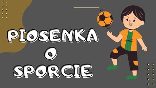 Gimnastyka w rytm muzyki  Piosenka o sporcie i zdrowym stylu życia z tekstem na rozgrzewkę ⚽️🤸 [upl. by Ron556]