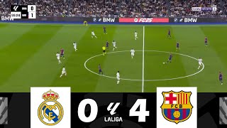 Real Madrid vs FC Barcelona 04  El Clásico LaLiga 202425  Match Highlights [upl. by Maxentia]